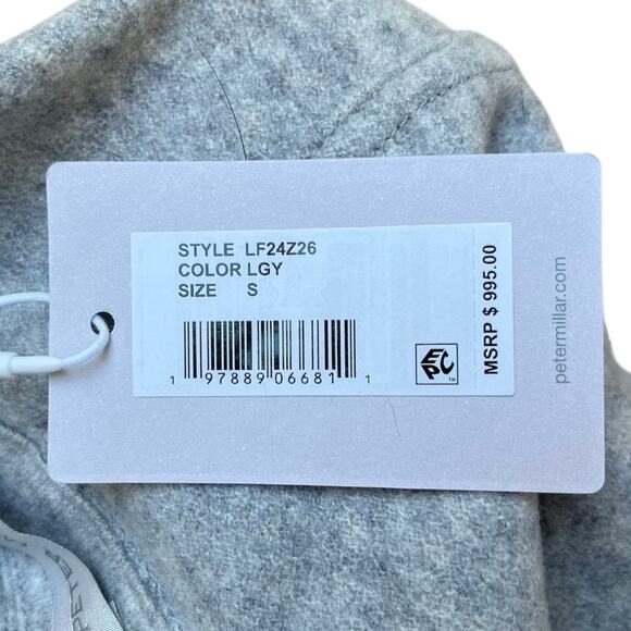 NEW Peter Millar Womenswear Gray Cashmere Lightweight Shacket Size Small - Picture 7 of 8